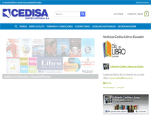 Tablet Screenshot of cedisalibros.com